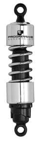 Progressive Suspension 412-4003C 412 Series 13.5in. Shocks - Chrome - sxspowersports