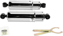 Progressive Suspension 412-4041C 412 Series 11in. Shocks with Covers - Chrome - sxspowersports