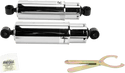 Progressive Suspension 412-4042C 412 Series 12in. Shocks with Covers - Chrome - sxspowersports
