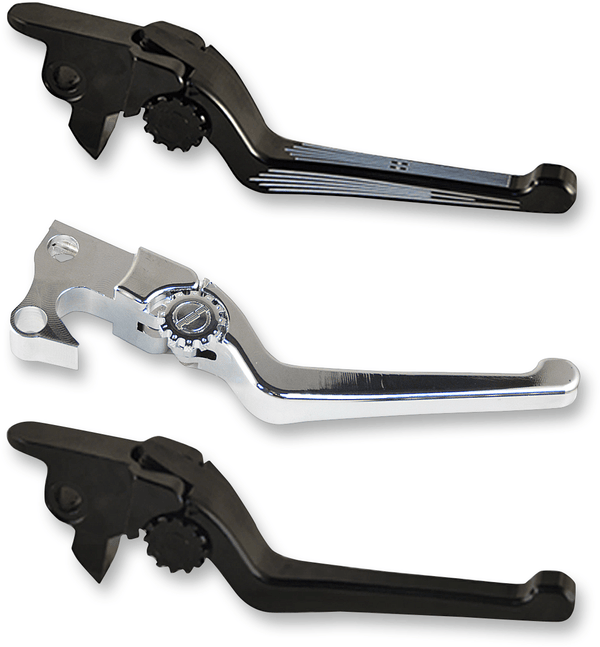 PSR 12-00658-22 Anthem Adjustable Lever Set - Black - sxspowersports