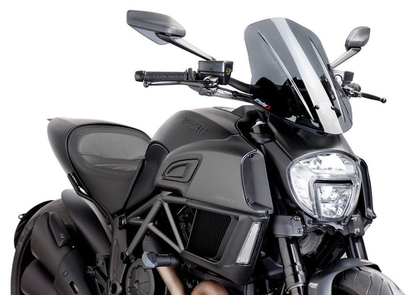 PUIG 7570F Naked New Gen Windscreen - sxspowersports