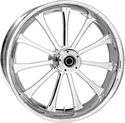 RC Components 18550-9210-122C Exile Forged Rear Wheel - 18in. x 5.5in. - Chrome - sxspowersports