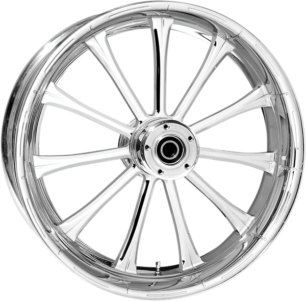 RC Components 18550-9210-122C Exile Forged Rear Wheel - 18in. x 5.5in. - Chrome - sxspowersports