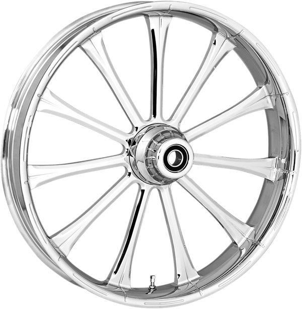 RC Components 18550-9210-122C Exile Forged Rear Wheel - 18in. x 5.5in. - Chrome - sxspowersports