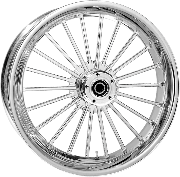 RC Components 18550-9210A-126 Ilusion Forged Rear Wheel - 18in. x 5.5in. - Chrome - sxspowersports