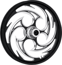 RC Components 21350-9917-92C Nitro Front Wheel (Dual Disc) - 21x3.5in. - Chrome - sxspowersports