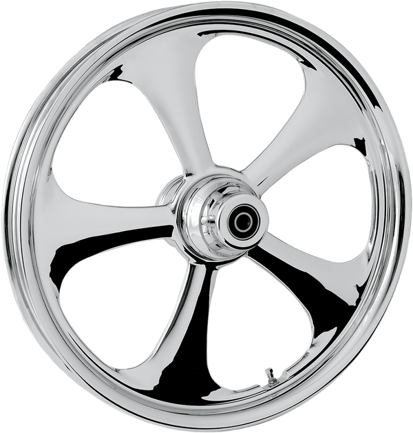 RC Components 21350-9917-92C Nitro Front Wheel (Dual Disc) - 21x3.5in. - Chrome - sxspowersports