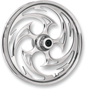 RC Components 21350-9917-92C Nitro Front Wheel (Dual Disc) - 21x3.5in. - Chrome - sxspowersports