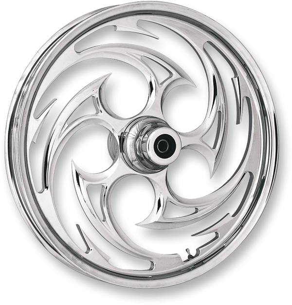 RC Components 23375-9032A-92C Nitro Front Wheel (Single Disc) - 23x3.75in. - Chrome - sxspowersports