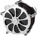 RC Components AC-09C-124C Revolt Air Cleaner - Chrome - sxspowersports