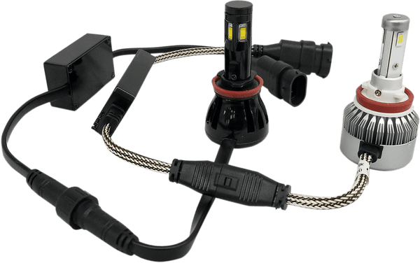 Rivco Products LED-120V2 H9 and H11-Style LED Headlight Bulbs - sxspowersports