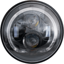 Rivco Products LED-130B 7in. LED Headlight - Black - sxspowersports