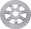 RSD 01331802DELLSCH Delmar 11.8in. Two-Piece Brake Rotor - Chrome - sxspowersports