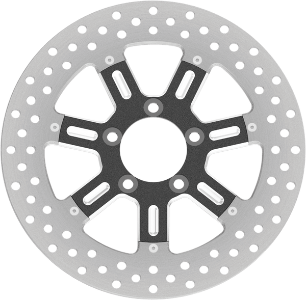 RSD 01331802HUTSSMB Hutch 11.8in. Two-Piece Brake Rotor - Black Ops - sxspowersports