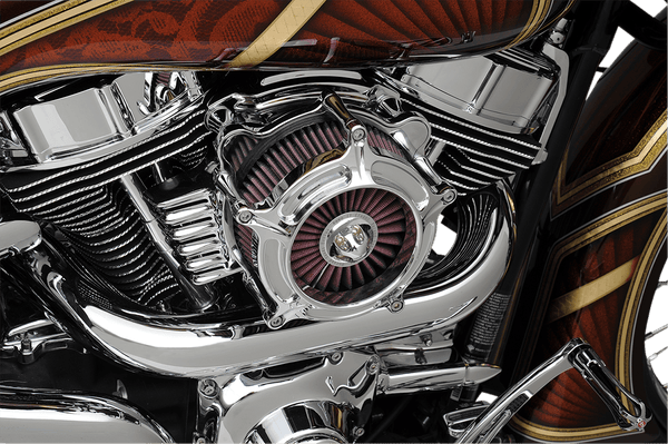RSD 0206-2038-CH Turbine Air Cleaner - Chrome - sxspowersports