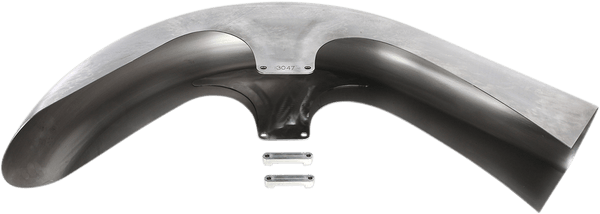 Russ Wernimont Designs RWD-50215 Flat Back Dresser Front Fender - 6-1/2in. W for 30in. Front Wheel and 47 deg. Rake - sxspowersports
