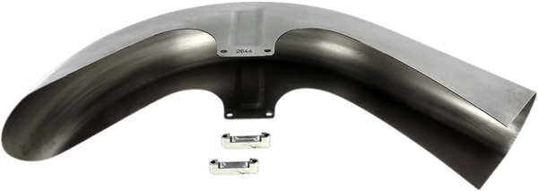 Russ Wernimont Designs RWD-50221 Flat Back Dresser Front Fender - 6in. W for 30in. Front Wheel and 44 deg. Rake - sxspowersports