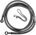 Russell R08970BC Pro Swivel Universal Brake Hose - Black - 7/16in.,Straight Upper Banjo - 40in. Length - sxspowersports