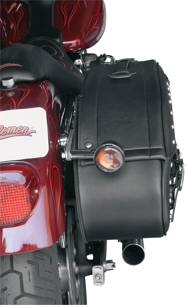Saddlemen 3501-0225 Rigid-Mount Quick-Detach Slant Saddlebag - Desperado - sxspowersports