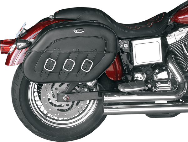 Saddlemen 3501-0230 Rigid-Mount Quick-Detach Slant Saddlebag - Drifter - sxspowersports