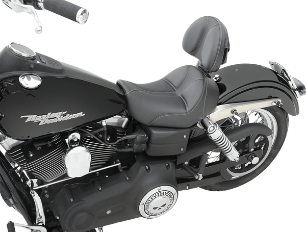Saddlemen 806-04-0042 Dominator Solo Seat with Backrest Option - Smooth SaddleHyde - sxspowersports