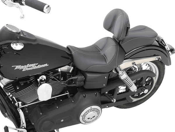 Saddlemen 806-04-0042 Dominator Solo Seat with Backrest Option - Smooth SaddleHyde - sxspowersports