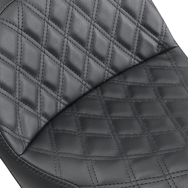 Saddlemen 806-04-030LS Explorer LS Touring Seat with Driver Backrest - Black - sxspowersports