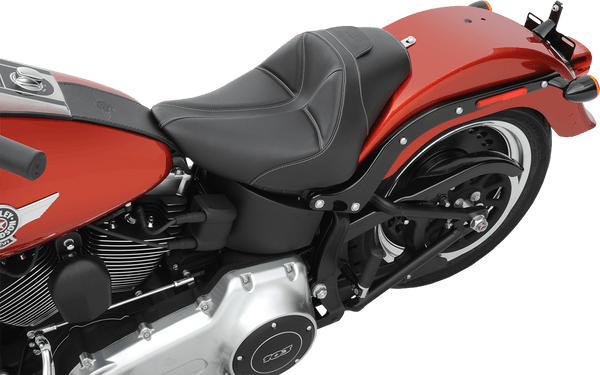 Saddlemen 806-12-0042 Dominator Solo Seat with Backrest Option - Smooth SaddleHyde - sxspowersports
