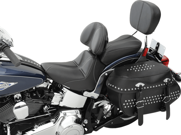 Saddlemen 806-15-0042 Dominator Solo Seat with Backrest Option - Smooth SaddleHyde - sxspowersports