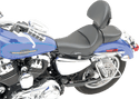 Saddlemen 807-03-0041 Renegade Heels Down Solo Seat with Driver Backrest without Studs - sxspowersports