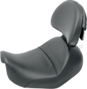 Saddlemen 807-03-0041 Renegade Heels Down Solo Seat with Driver Backrest without Studs - sxspowersports