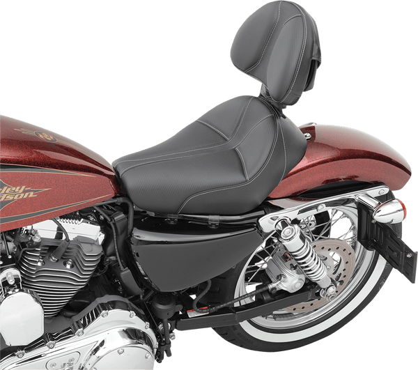 Saddlemen 807-03-0162 Dominator Solo Seat Pillion Pad - Smooth SaddleHyde - sxspowersports