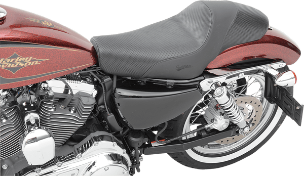Saddlemen 807-03-0934 Americano Cafe Seat - Classic - Pleated - Black - sxspowersports