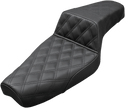 Saddlemen 807-03-175 Step-Up Full Lattice Stitch Seat - Black - sxspowersports