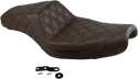 Saddlemen 807-11-175BR Step-Up Full Lattice Stitch Seat - Brown - sxspowersports