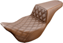 Saddlemen 808-07B-172BR Step Up Front LS Seat - Brown - sxspowersports