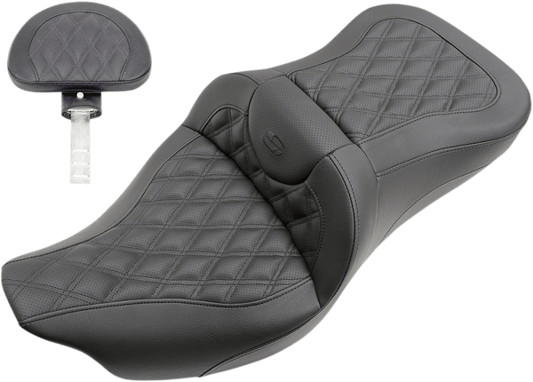 Saddlemen 808-07B-182T Road Sofa Seat without Backrest - Lattice Stitch - sxspowersports