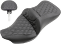 Saddlemen 808-07B-182TBR Road Sofa Seat with Backrest - Lattice Stitch - sxspowersports