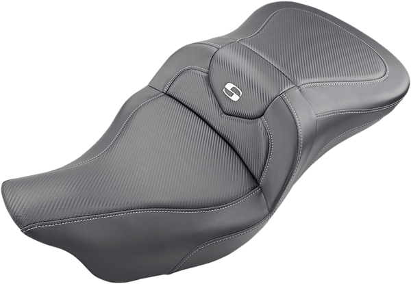 Saddlemen 808-07B-182TBR Road Sofa Seat with Backrest - Lattice Stitch - sxspowersports