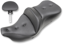 Saddlemen 808-07B-183HCT Extended Reach Heated Road Sofa Pillow Top Seat without Drivers Backrest - sxspowersports