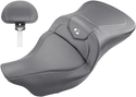 Saddlemen 808-07B-185TBR Road Sofa Seat with Backrest - Carbon Fiber - sxspowersports