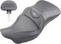 Saddlemen 808-07B-185TBRH Heated Road Sofa Seat with Backrest - Carbon Fiber - sxspowersports