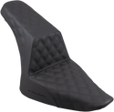 Saddlemen 812-26-175 LS Step-Up Seat - Black Full Diamond - sxspowersports