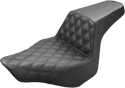 Saddlemen 813-27-172 LS Step-Up Seat - Black Diamond - sxspowersports