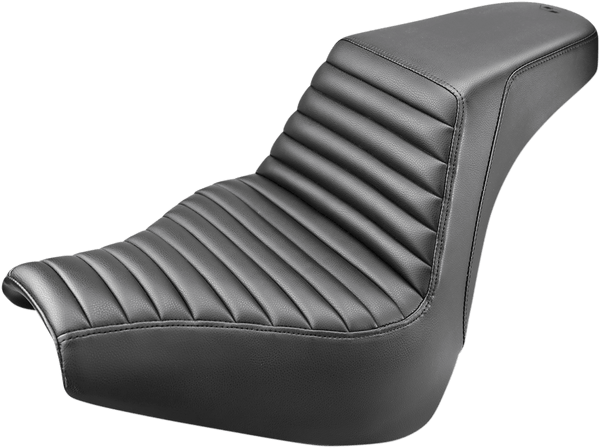 Saddlemen 813-27-173 LS Step-Up Seat - Black Smooth - sxspowersports