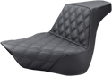 Saddlemen 813-27-175 LS Step-Up Seat - Black Full Diamond - sxspowersports