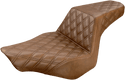 Saddlemen 813-27-175BR LS Step-Up Seat - Brown Full Diamond - sxspowersports