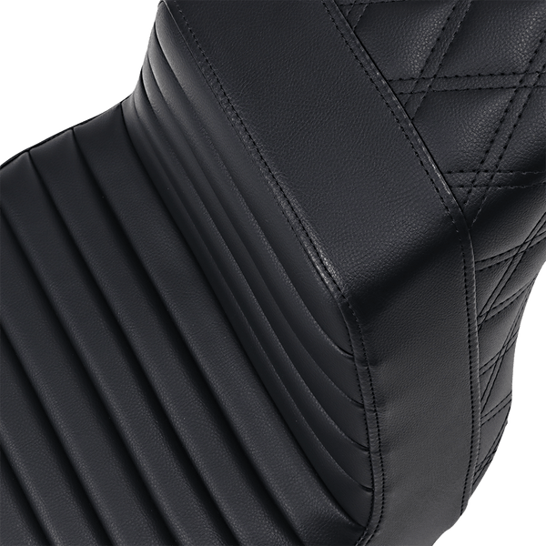 Saddlemen 813-27-176 Front TR/Rear LS Step-Up Seats - Black - sxspowersports