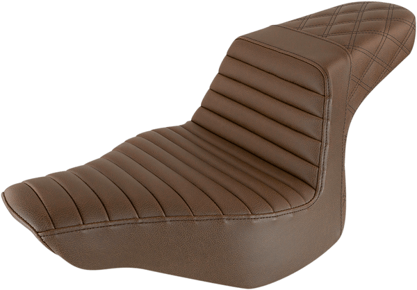 Saddlemen 813-27-176BR Front TR/Rear LS Step-Up Seats - Brown - sxspowersports