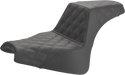 Saddlemen 818-28-175 LS Step-Up Seat - Black Full Diamond - sxspowersports